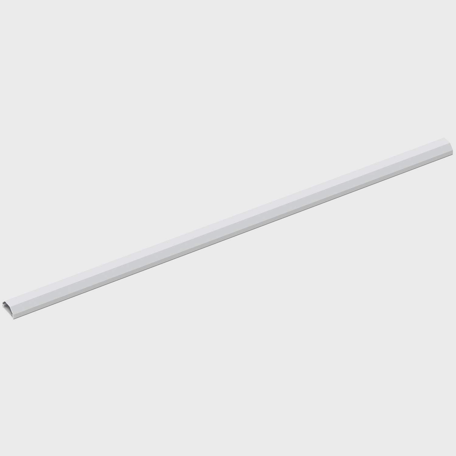 Kabelkanal i aluminium, 75 cm, kan monteres på væg