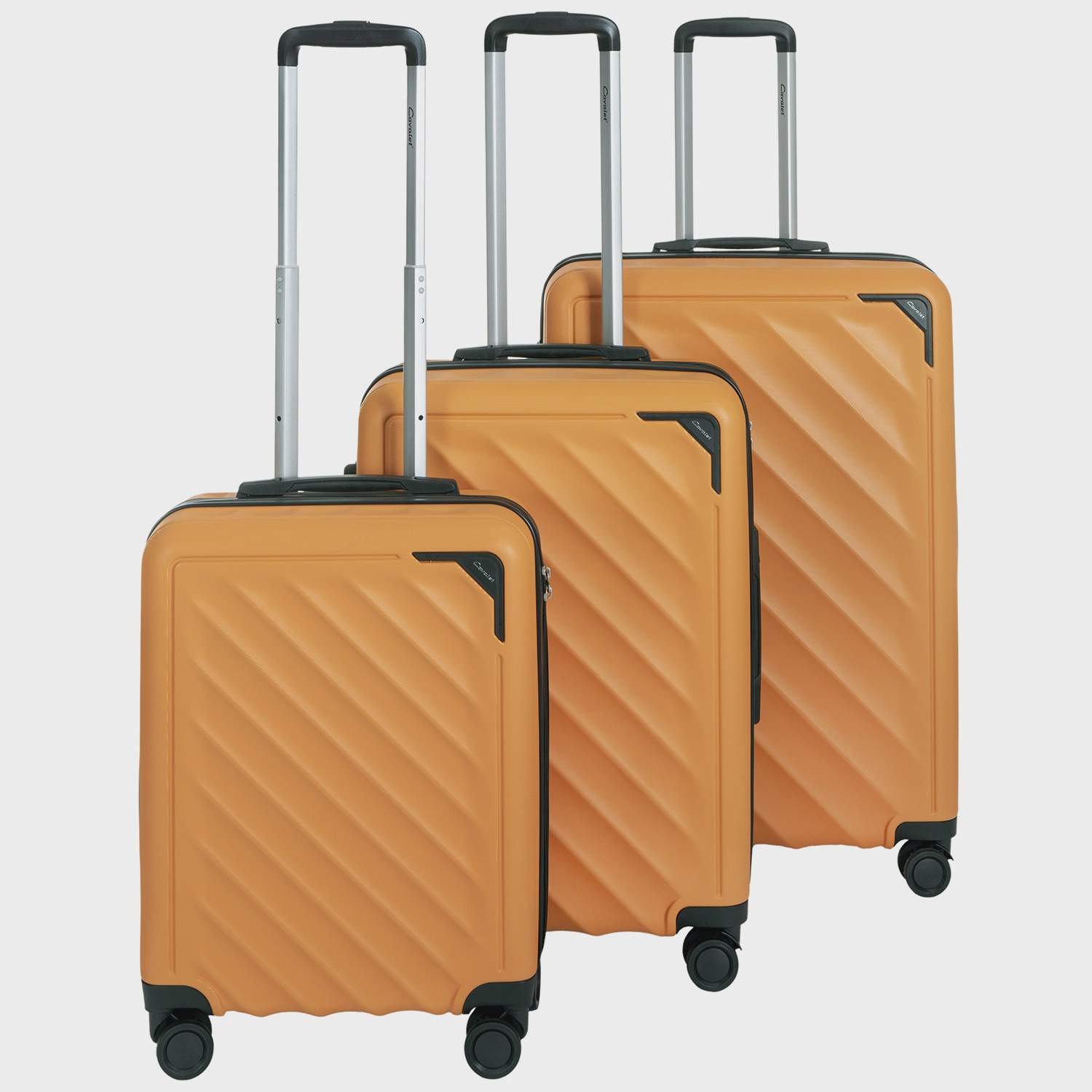 3-delat bagageset med spinnerhjul – Orange | Hem & Hobby | Pryloteket