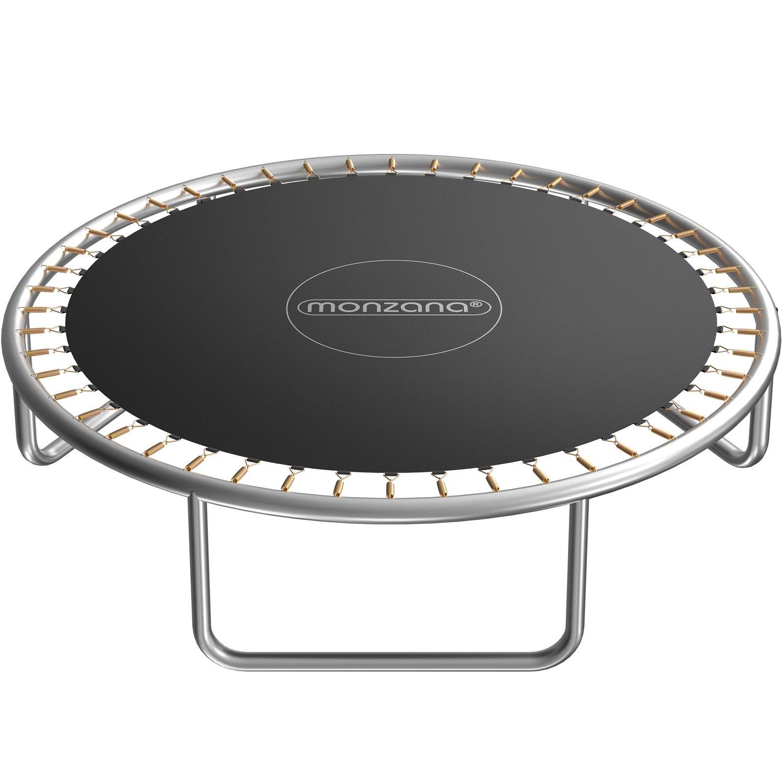 Trampolin hoppemåtte sort Ø427cm – UV- og rivebestandig