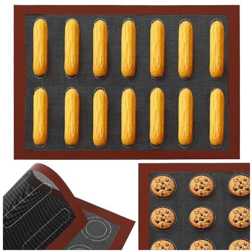 Silikone bagemåtte 30x40cm – Non-stick, perforeret