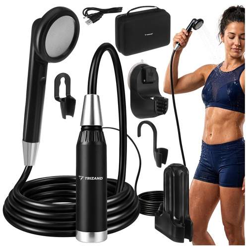 Bärbar campingdusch – Trådlös, USB, 2200mAh batteri | Hem & Hobby | Pryloteket