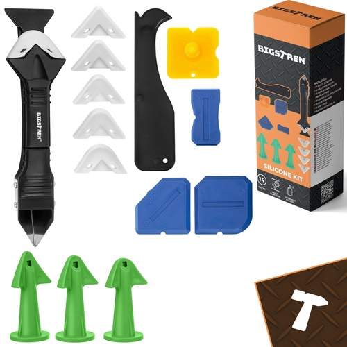 Silikonspatelset – 14 delar för fogmassa och tätningar | Hem & Hobby | Pryloteket