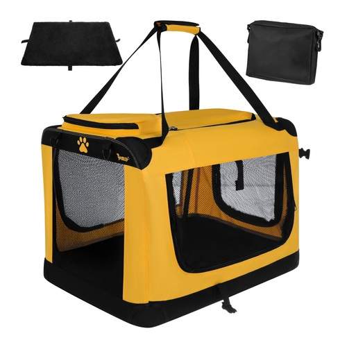 Hopfällbar bärväska för husdjur – stor, ventilerad, 25 kg kapacitet | Hem & Hobby | Pryloteket