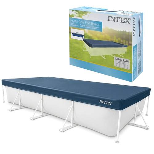Rektangulärt poolöverdrag 450x220 cm – Avlopp och rep | Hem & Hobby | Pryloteket