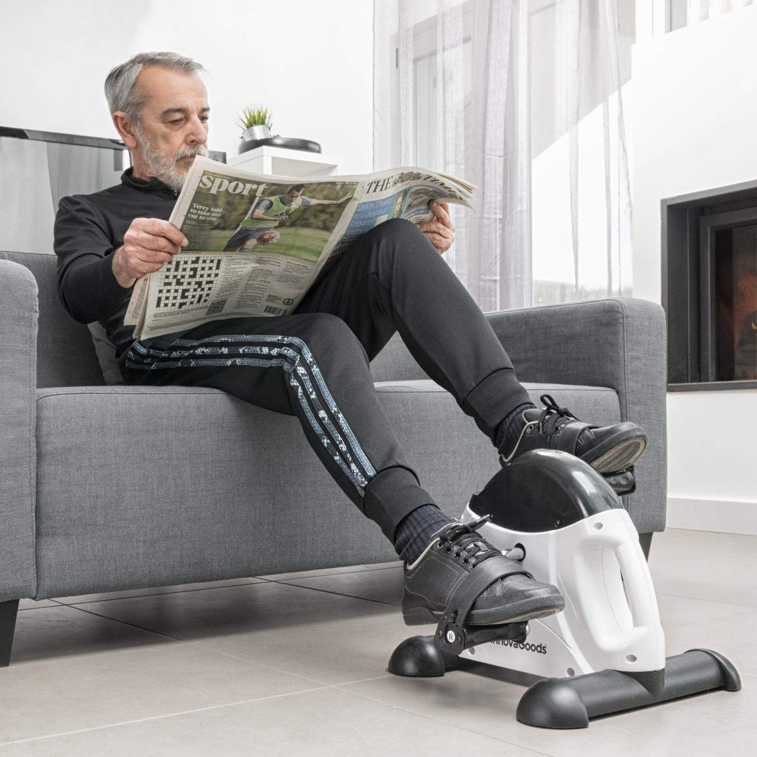 Pedalmaskine med LCD-Skærm billede