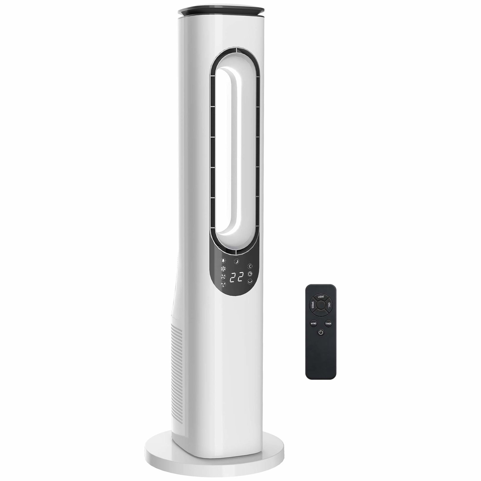 Tyst tornfläkt – 35 dB, 50 oscillationer, 15-timmars timer | Hem & Hobby | Pryloteket
