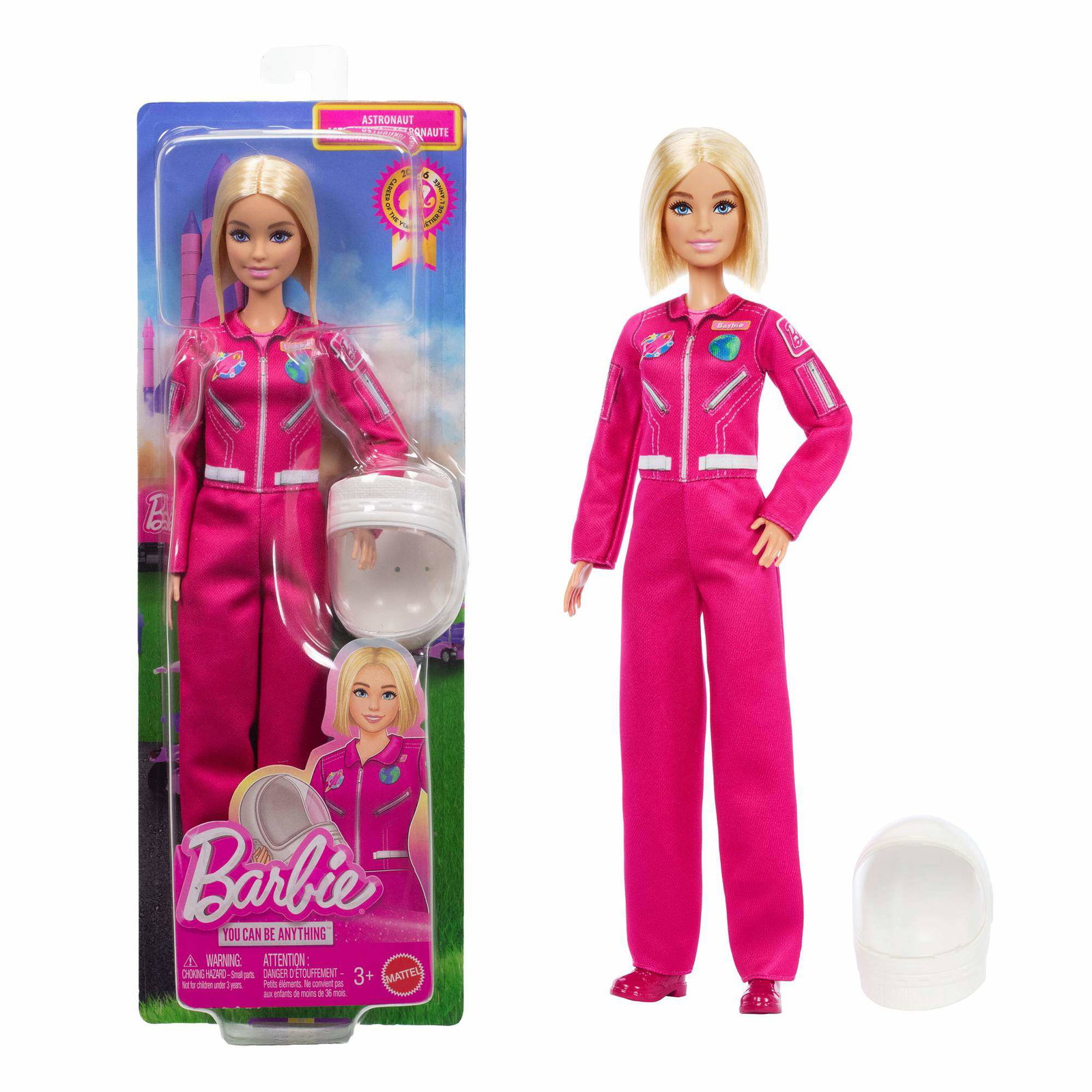 Barbie Astronautdocka – Rosa rymddräkt och hjälm | Hem & Hobby | Pryloteket