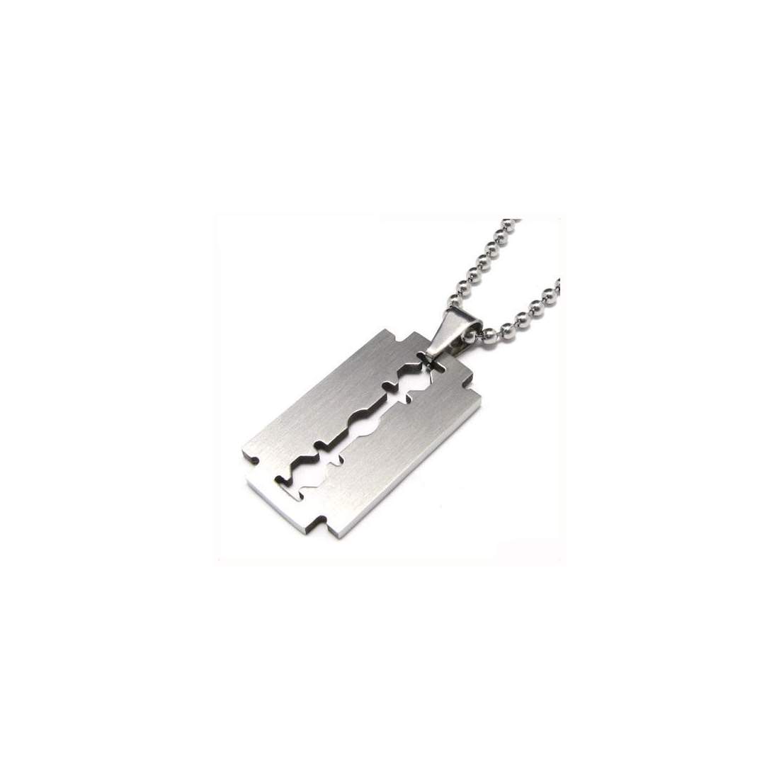 Halsband - Razor Blade Rakblad - Silver Edition Unisex | Mode & Accessoarer - Smycken, Smyckesset & Tillbehör - Halsband | Pryloteket