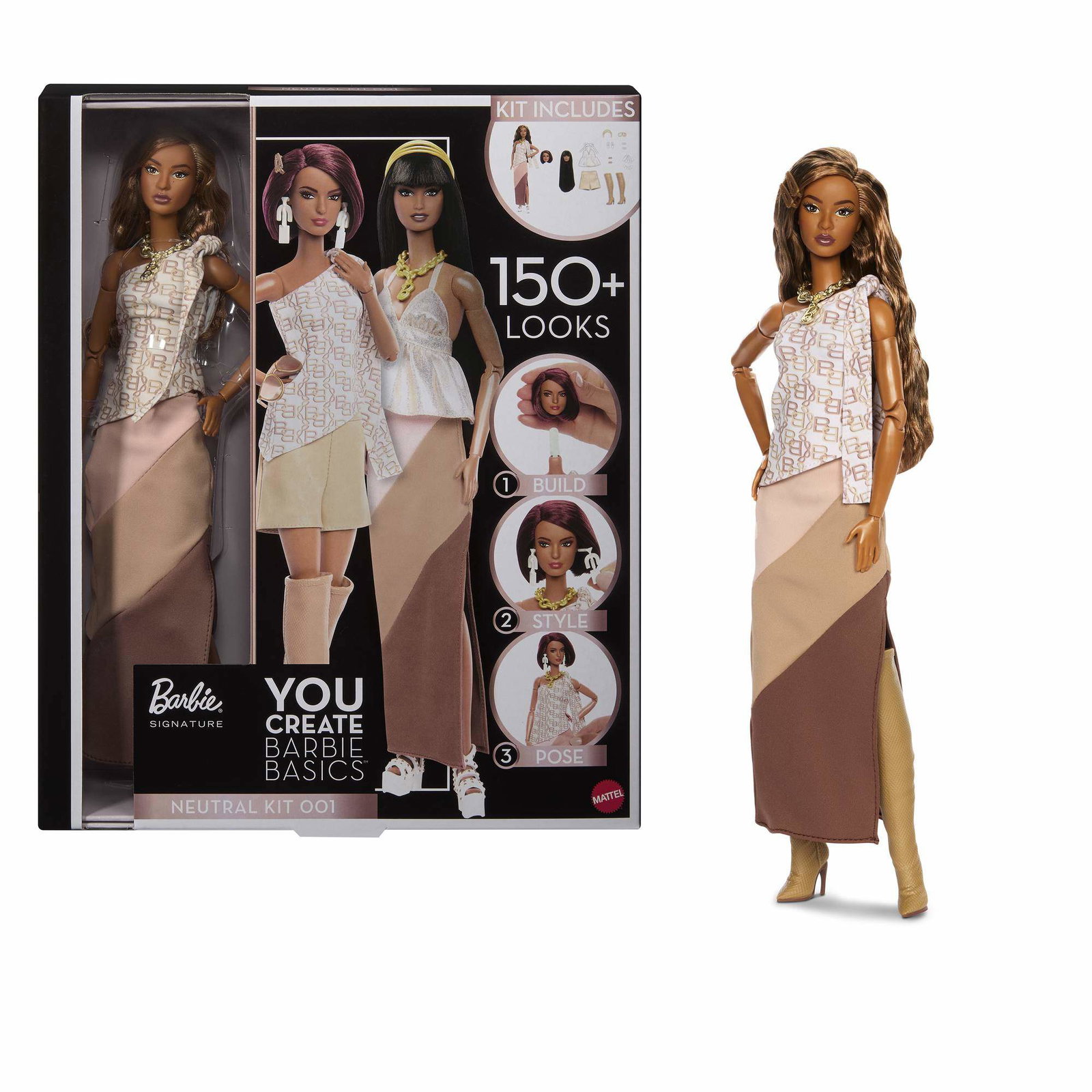 Barbie samlardocka – 3 frisyrer, 2 huvuden | Hem & Hobby | Pryloteket