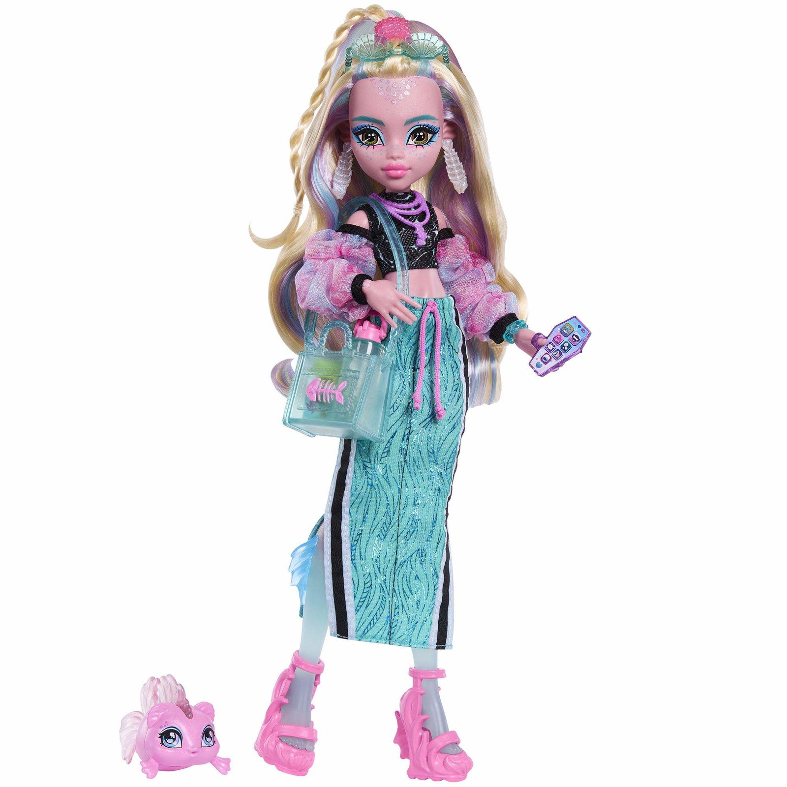 Monster High Lagoona-docka med tillbehör och husdjursfisk | Hem & Hobby | Pryloteket