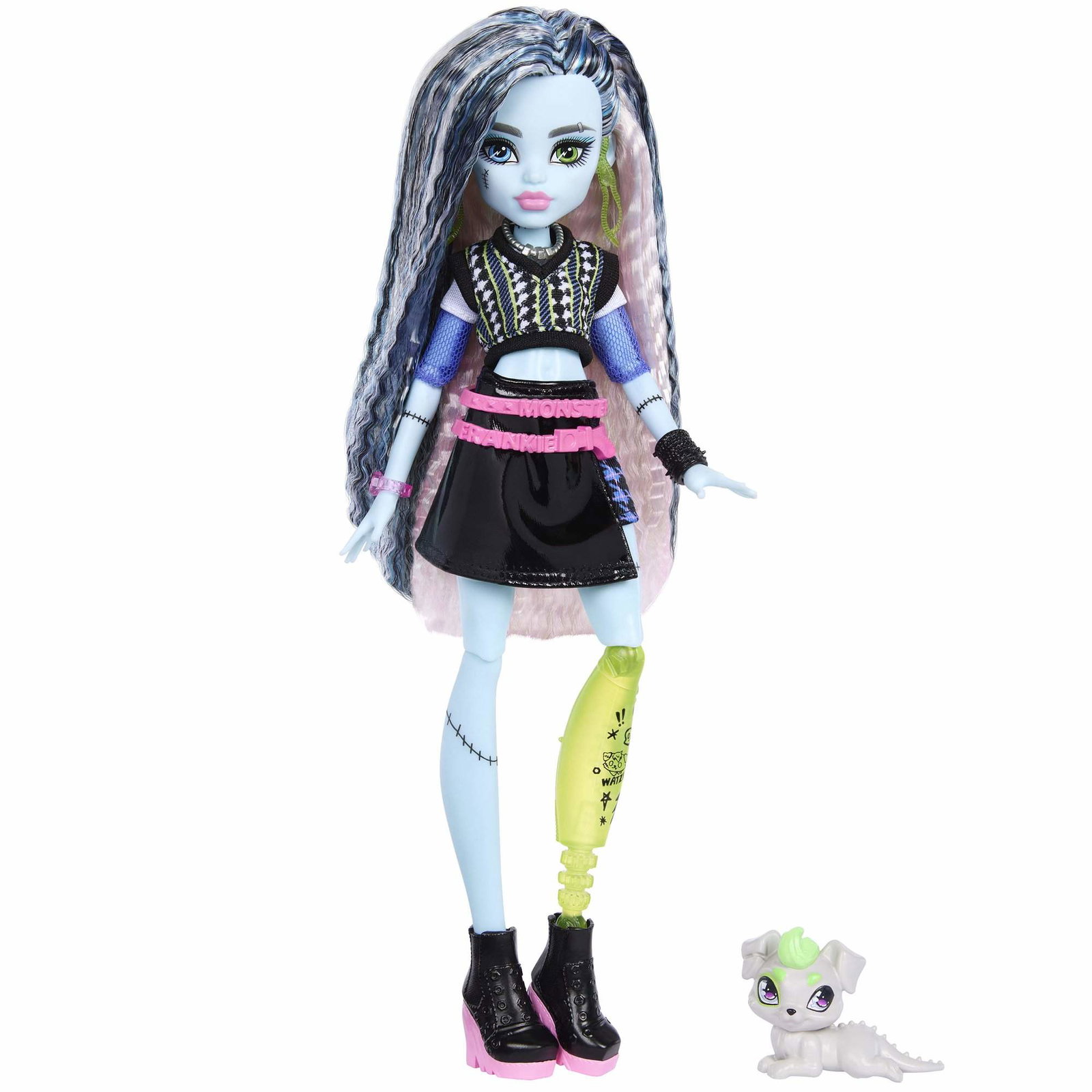 Monster High-docka Frankie med husdjur och 7 tillbehör | Hem & Hobby | Pryloteket