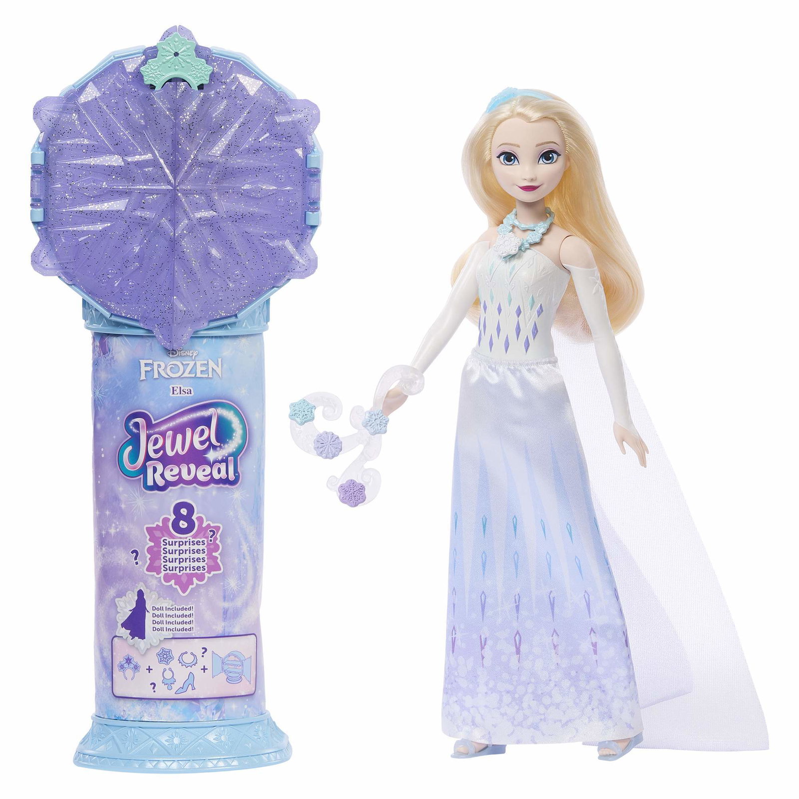 Frost Elsa dockset med trollstav och smyckeskrin | Hem & Hobby | Pryloteket