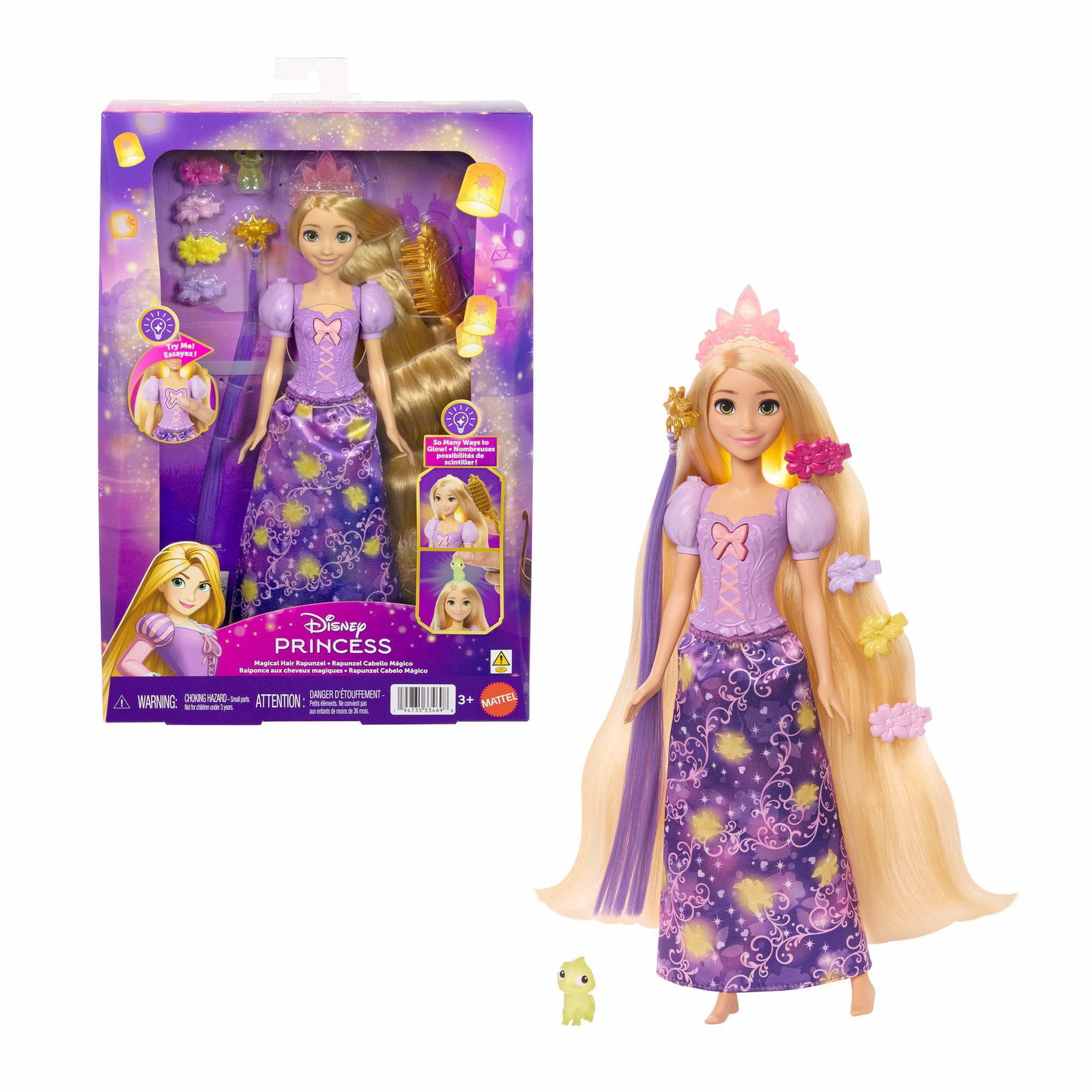Disney Prinsessan Rapunzel Docka med Färgskiftande Hår | Hem & Hobby | Pryloteket