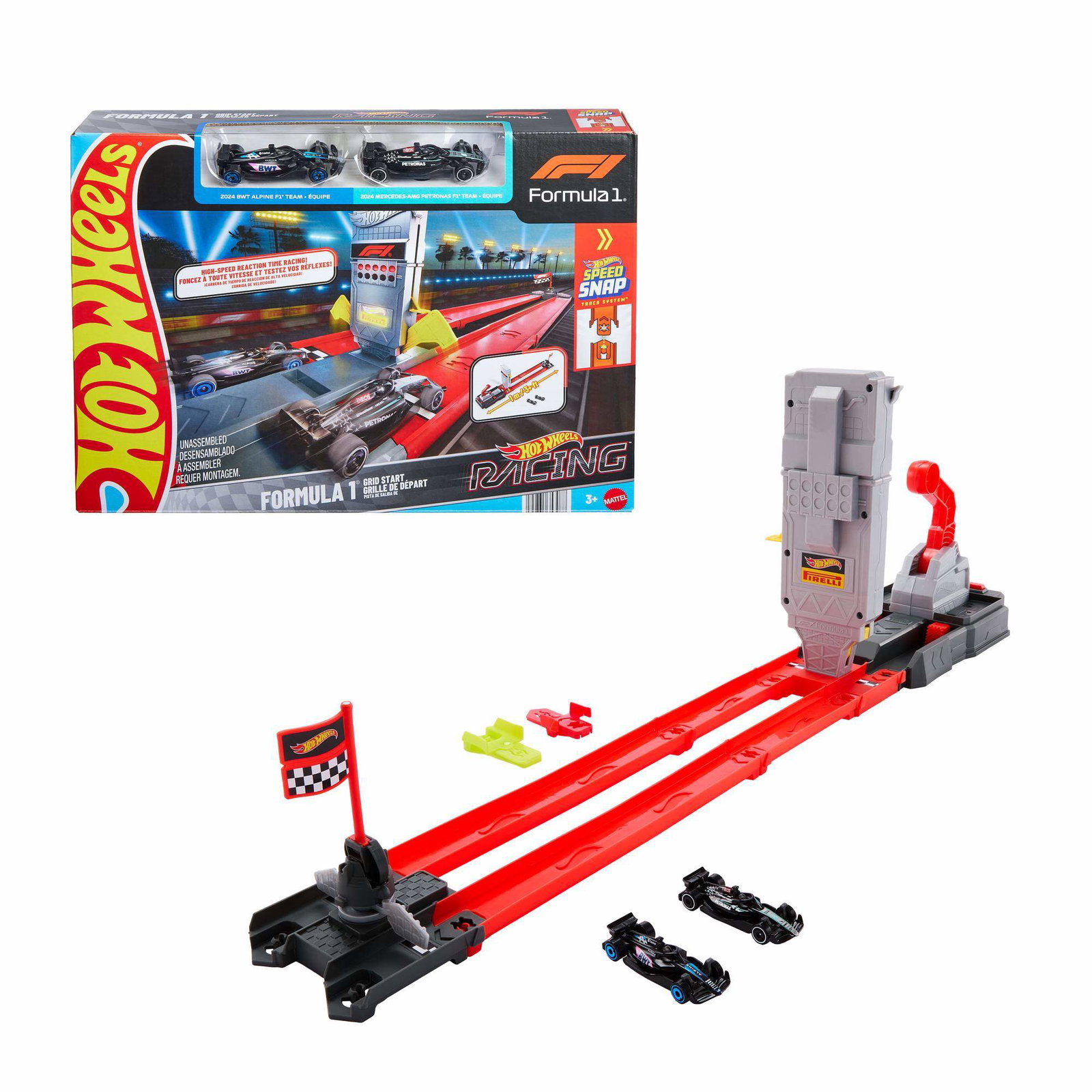 F1-racingset med bilar – 86 cm banlängd | Hem & Hobby | Pryloteket