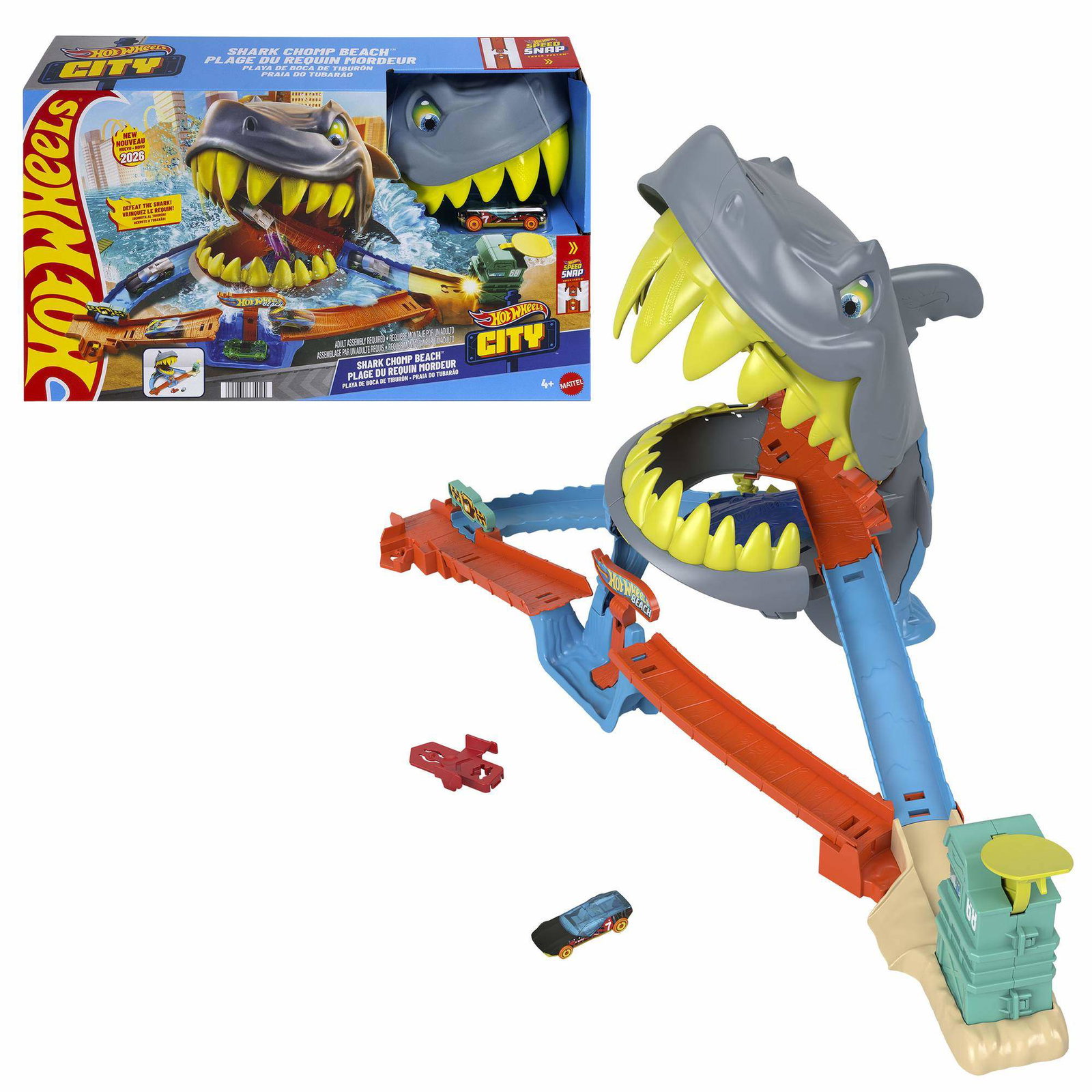 Shark Beach-lekset med bil – actionbana | Hem & Hobby | Pryloteket