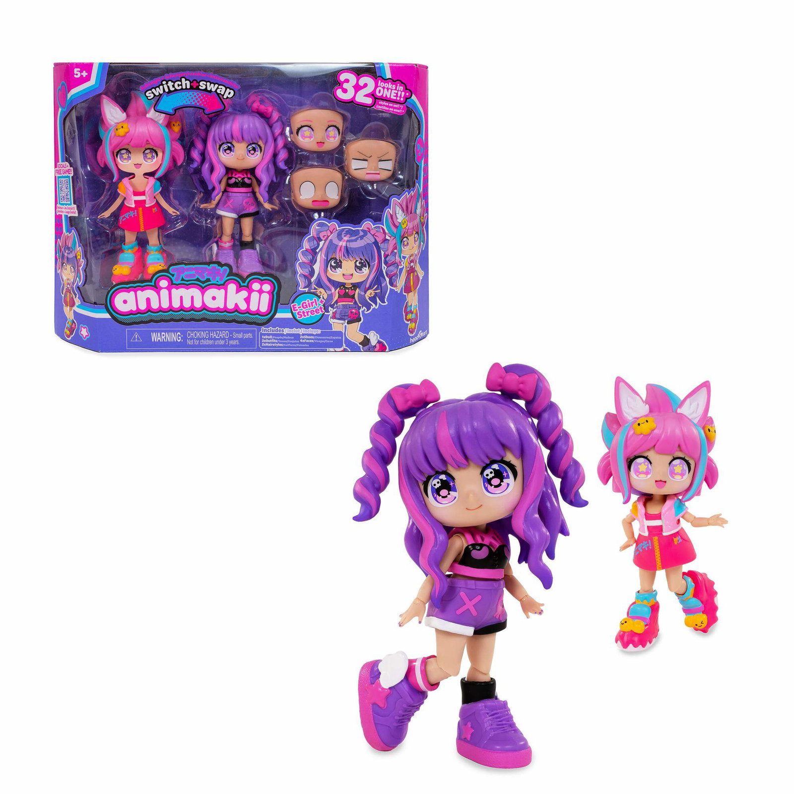 Anime-inspirerat dockset – 14 cm, mixa och matcha stilar | Hem & Hobby | Pryloteket