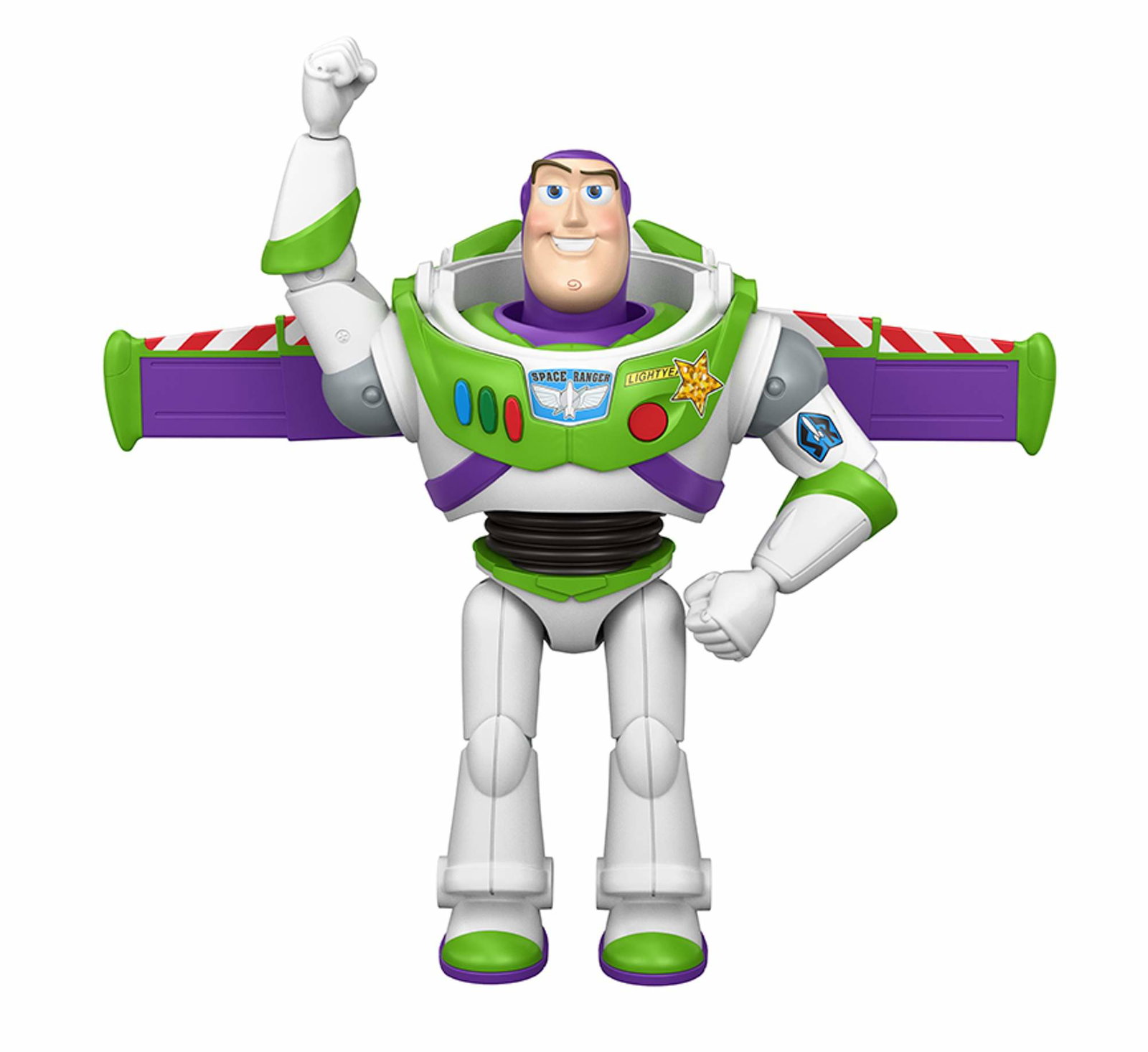 Buzz Lightyear actionfigur – 30 cm med pop-out vinger