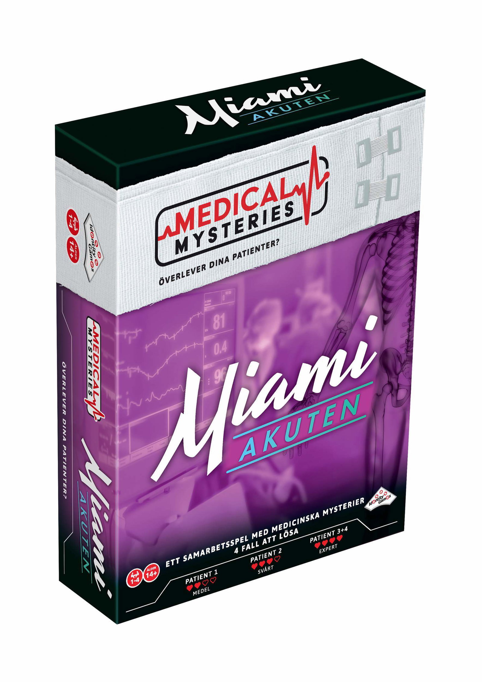 Medicinskt mysteriespel – 4 spel, 1–4 spelare | Hem & Hobby | Pryloteket