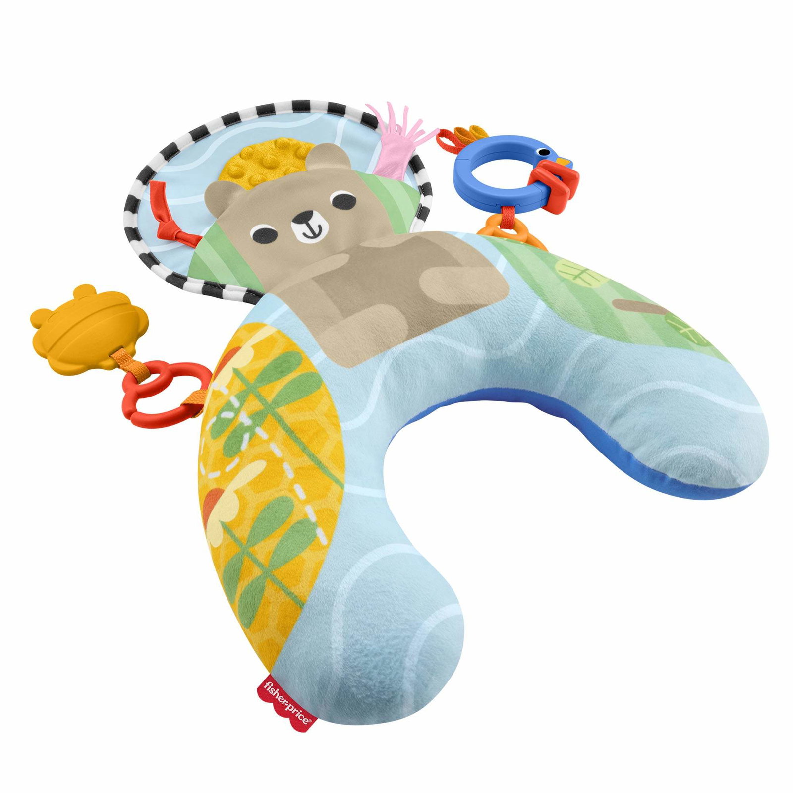 Baby Tummy Time Wedge med leksaker och texturer | Hem & Hobby | Pryloteket