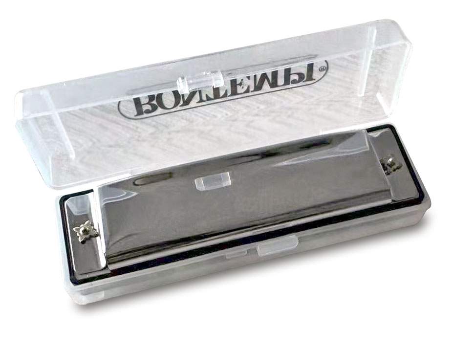 Metalharmonika med etui – 10 toner, nem at håndtere