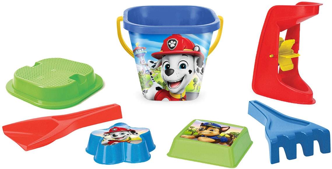 Paw Patrol Sandsæt – 7-delt strandlegetøjssæt