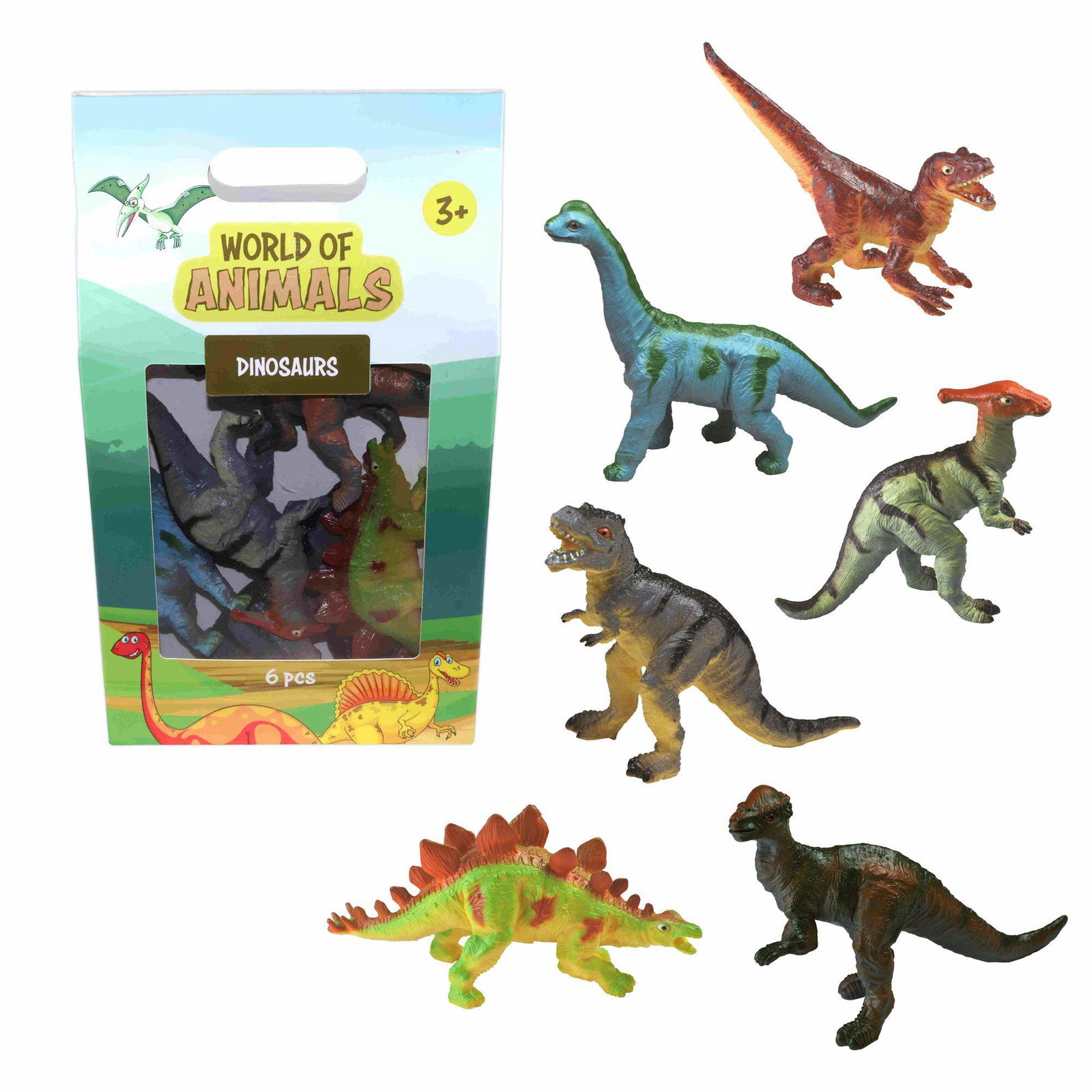 Små dinosaurer 6 stk.