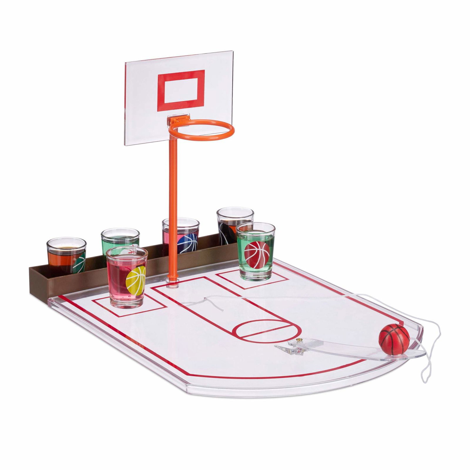 Dricksspel med basket | Leksaker & Spel - Sällskapsspel - Partyspel - Dryckesspel | Pryloteket