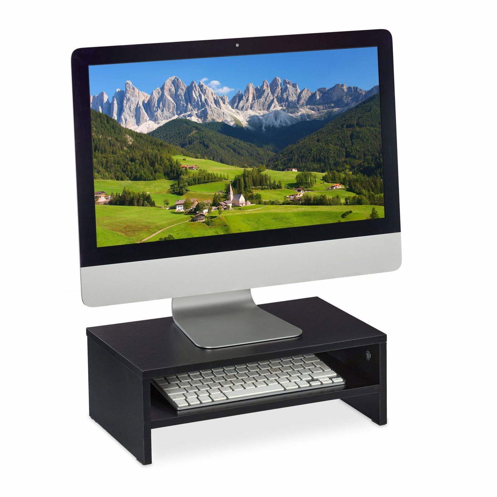 Monitorstativ sort