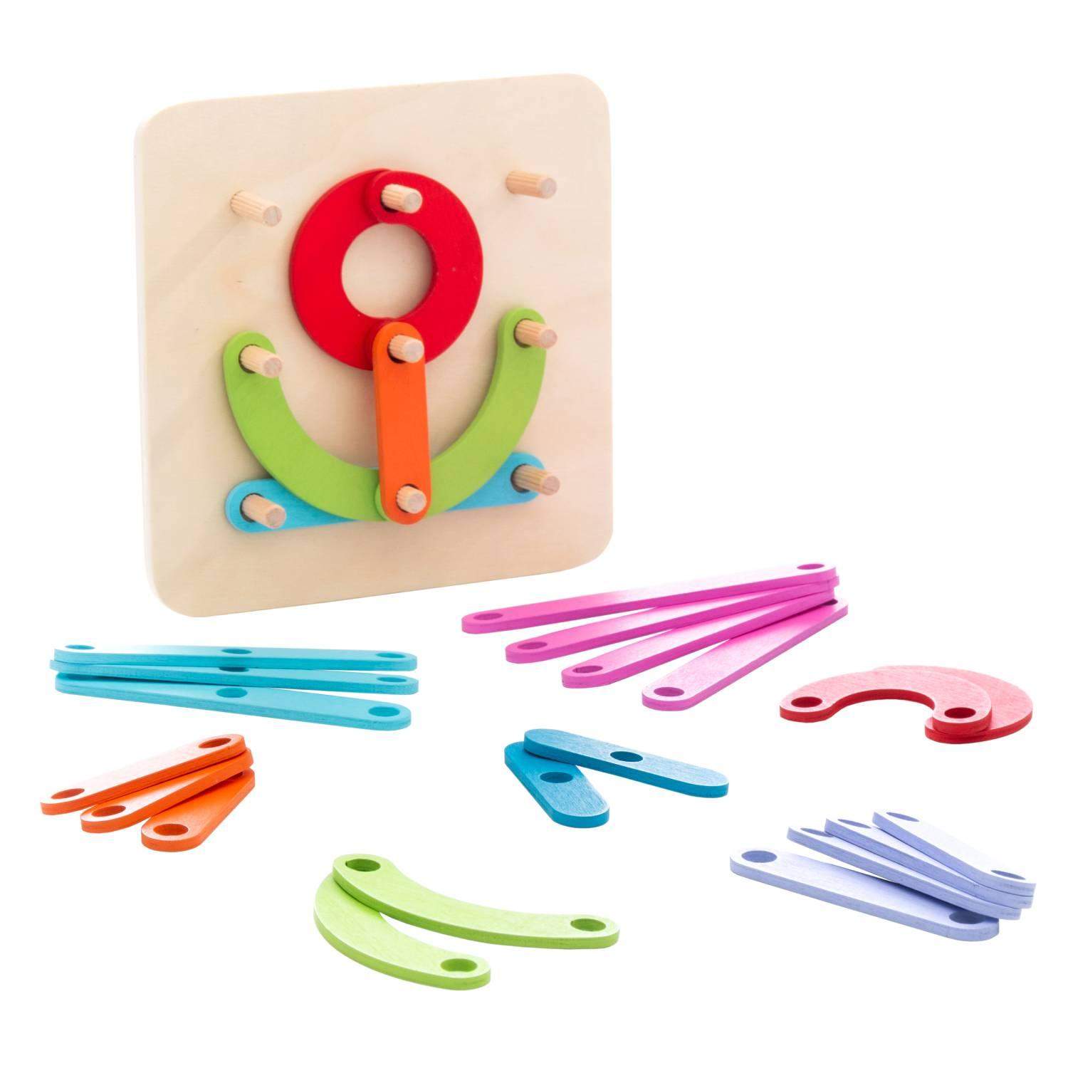 Bogstav- og Nummerspil i Træ - Koogame