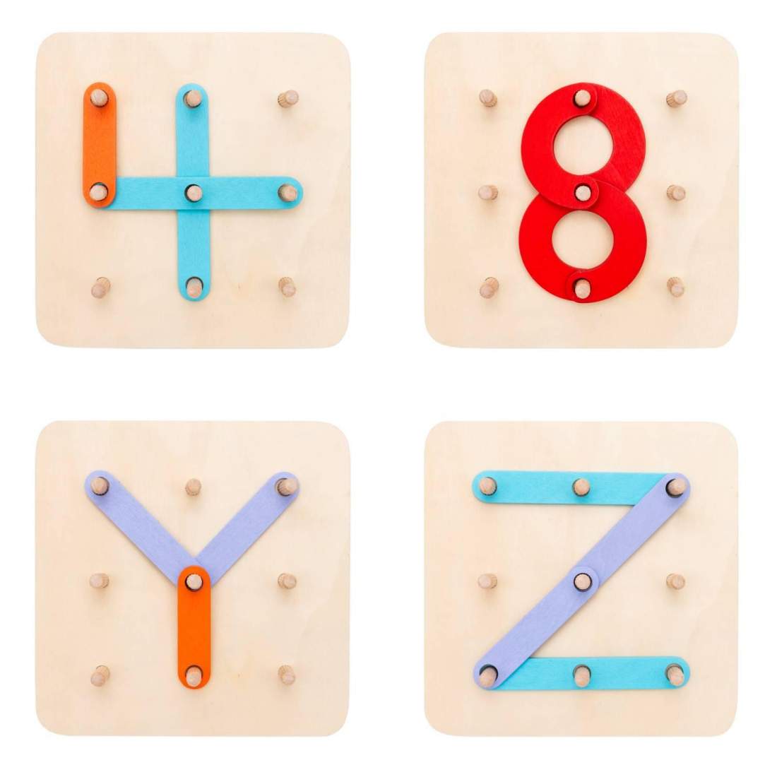 Letters and Numbers Game in Wood Koogame eStore
