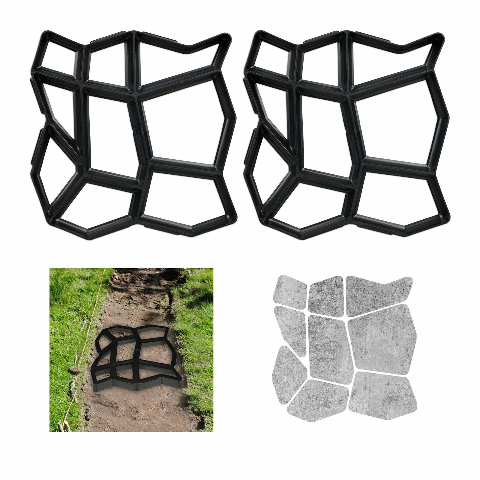 Walkway Shape Sæt med 2
