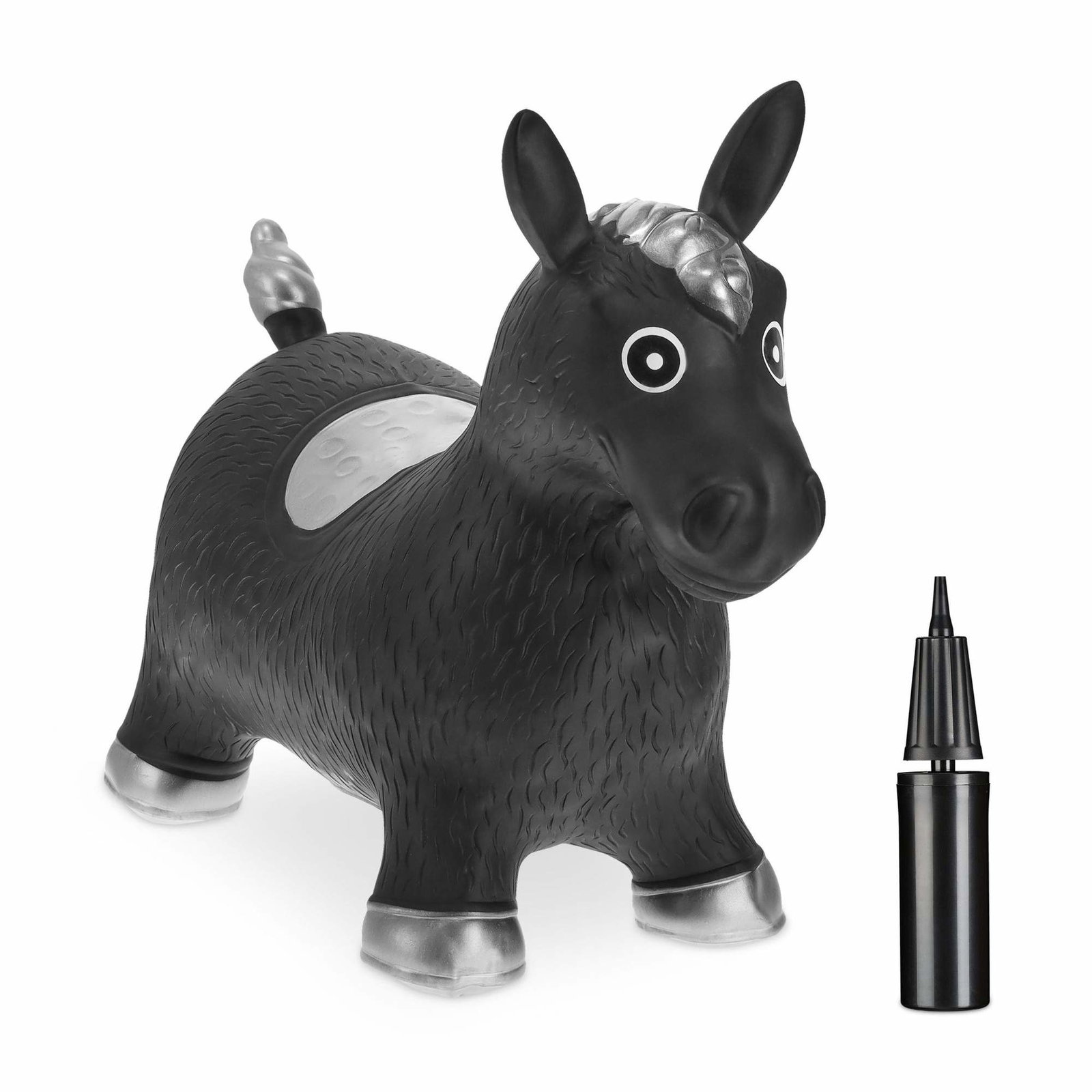 Bouncy Animal Horse i sort