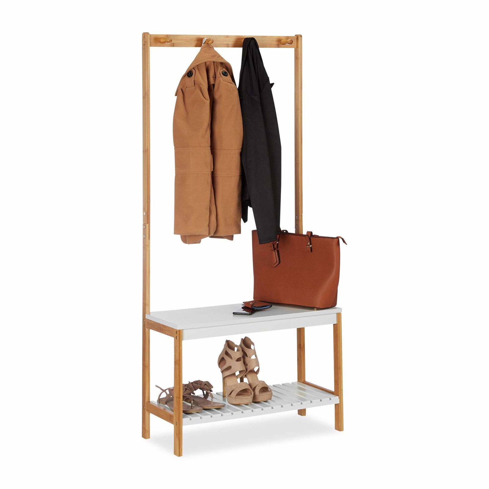 Klädställ med hylla | Mode & Accessoarer - Kläder - Klänningar | Pryloteket