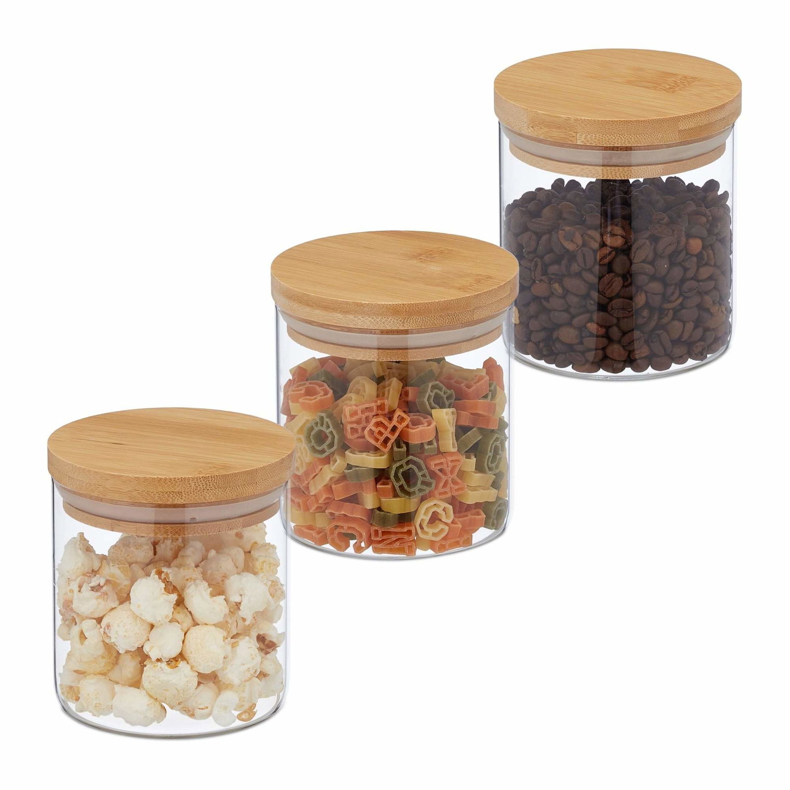 3 stk. Opbevaringsglas 380 ml