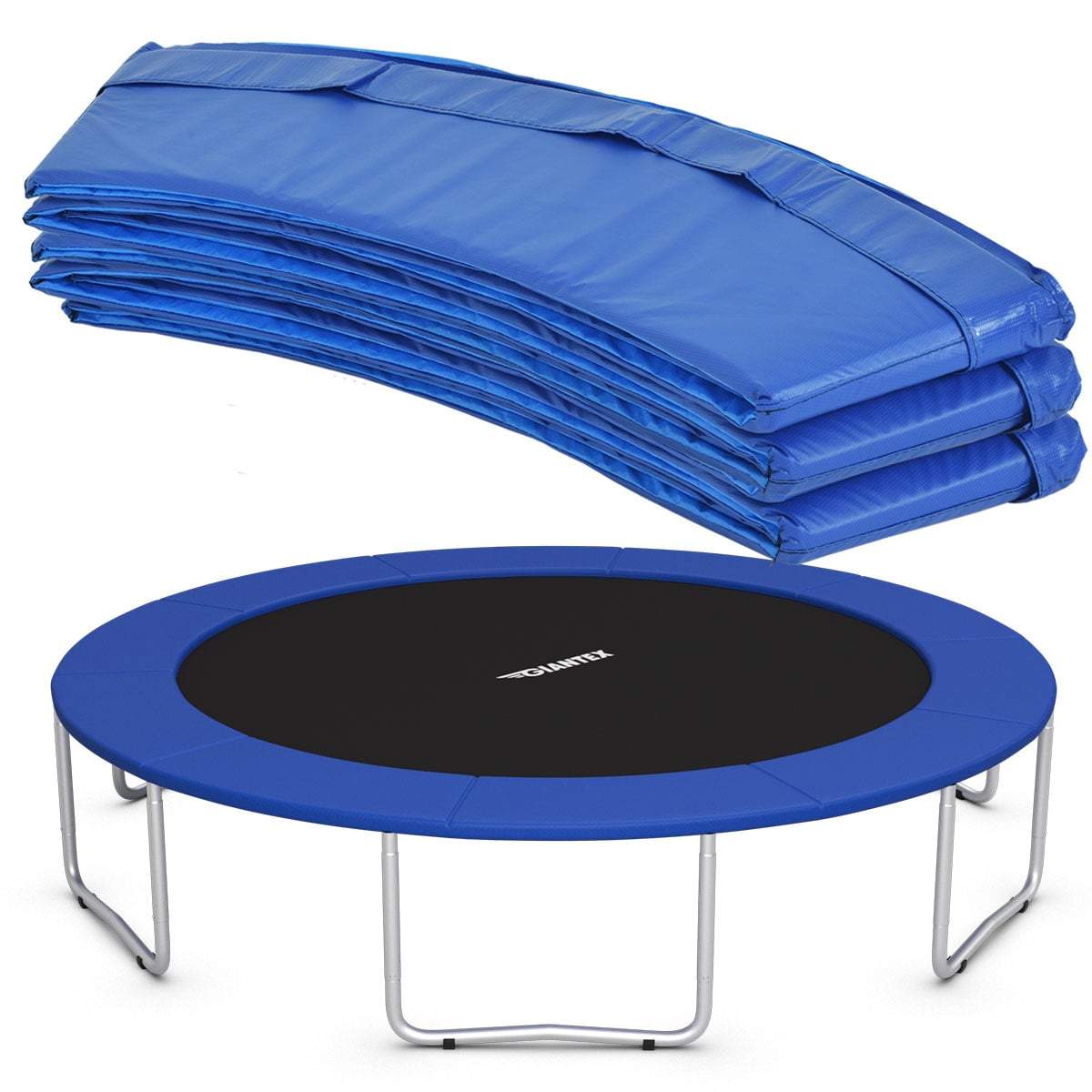 Trampolinbetræk – 427 cm, vejrbestandigt, blåt