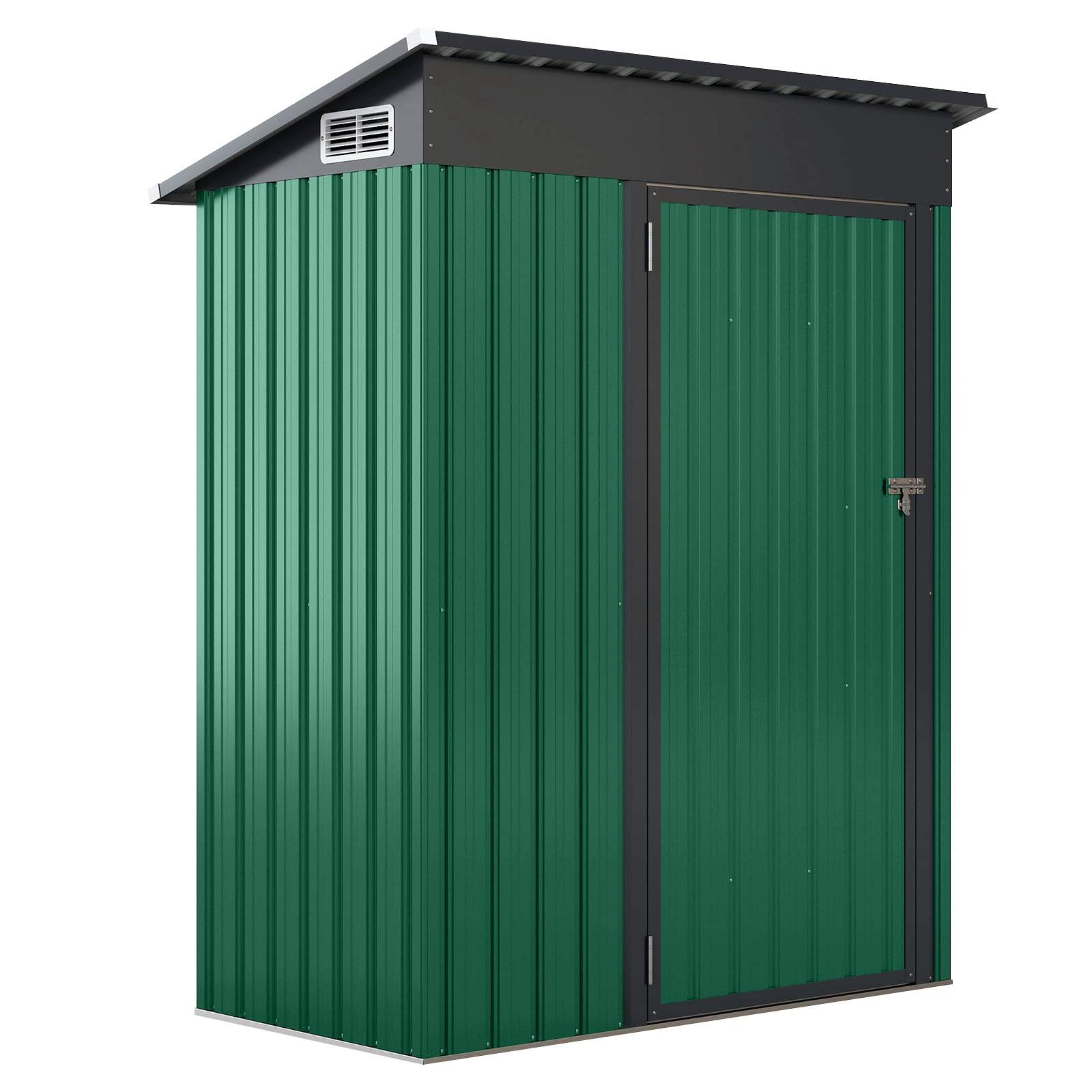 Metal haveskur 150x90,5x185 cm – Vejrbestandig opbevaring