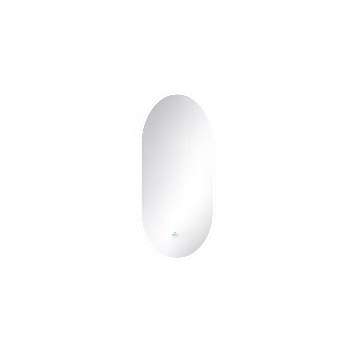 LED badeværelsesspejl – Anti-dug, justerbart lys, 90x55 cm