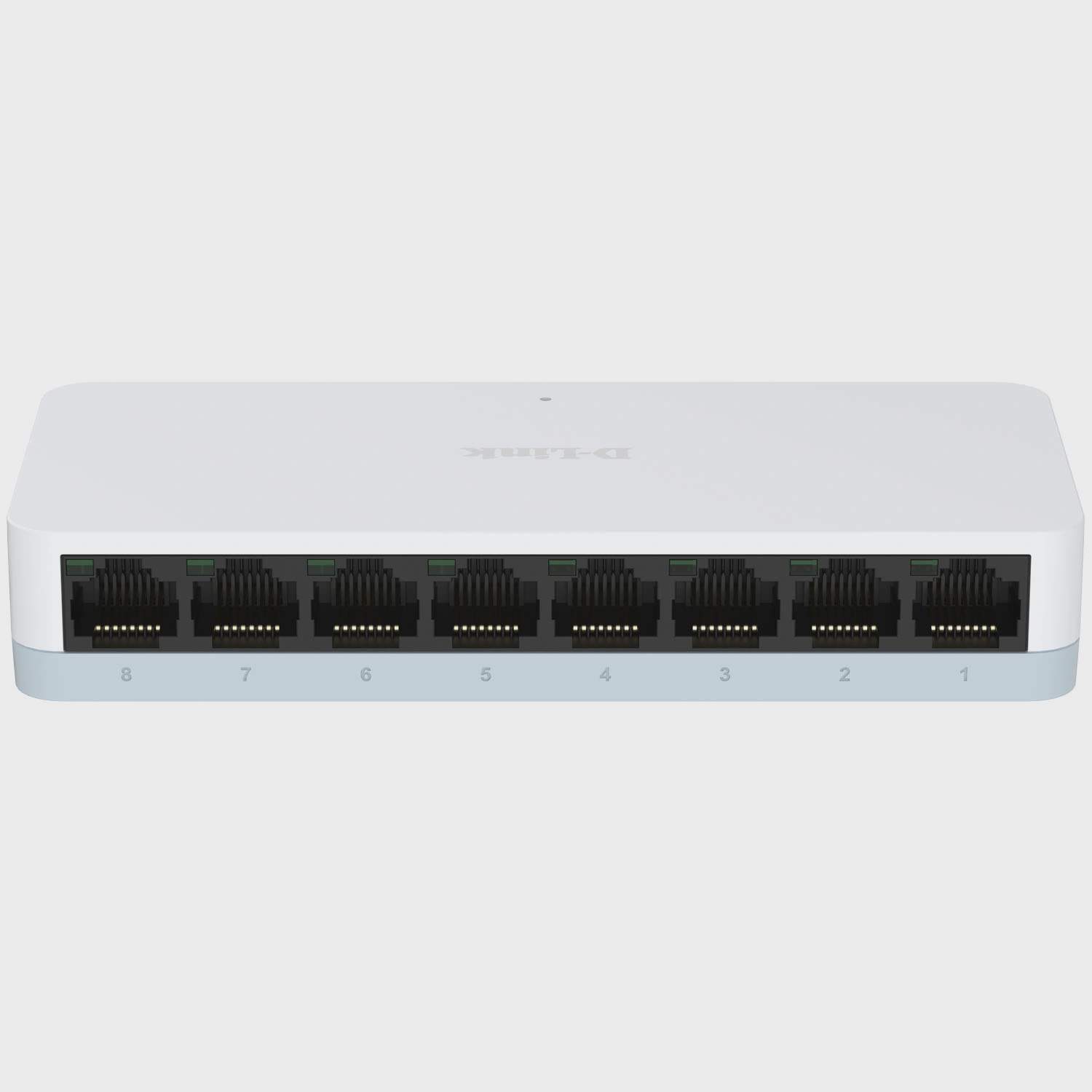 8-ports Fast Ethernet-switch, energieffektiv, ventilatorløs billede