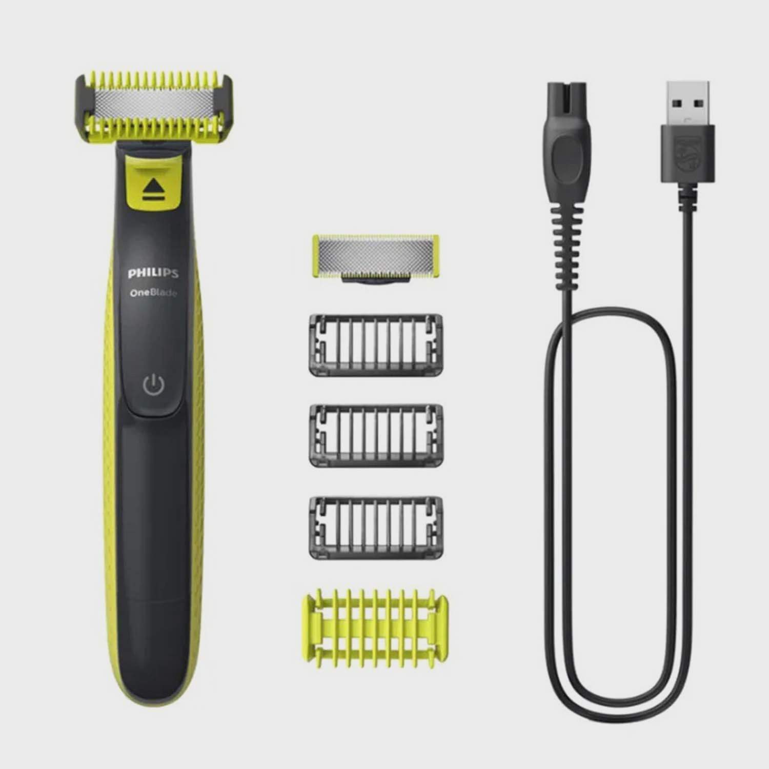 OneBlade ansikts- och kroppstrimmer – våt/torr, justerbar kam | Hem & Hobby | Pryloteket