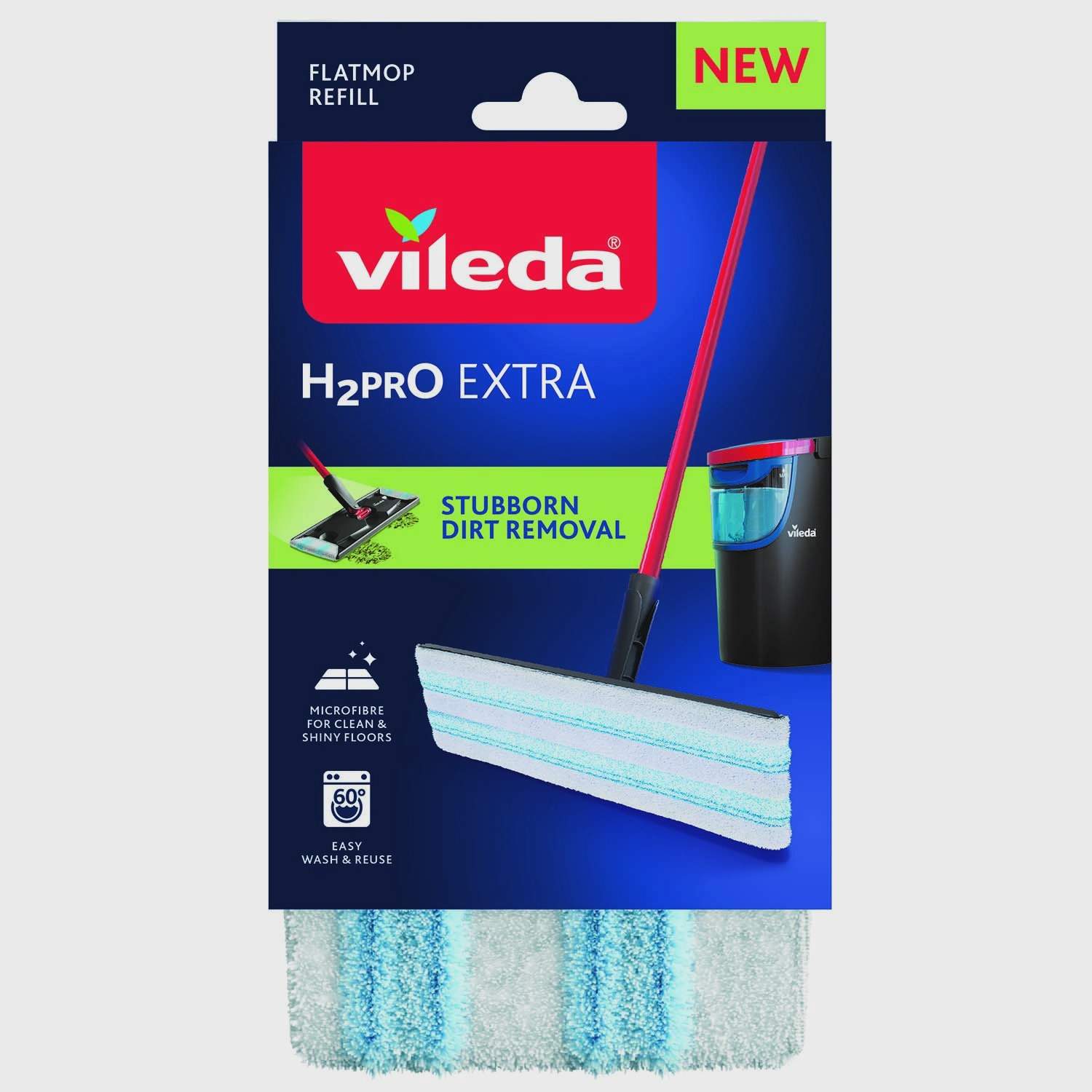 Refill för plattmopp i mikrofiber för H2PRO-systemet | Hem & Hobby | Pryloteket