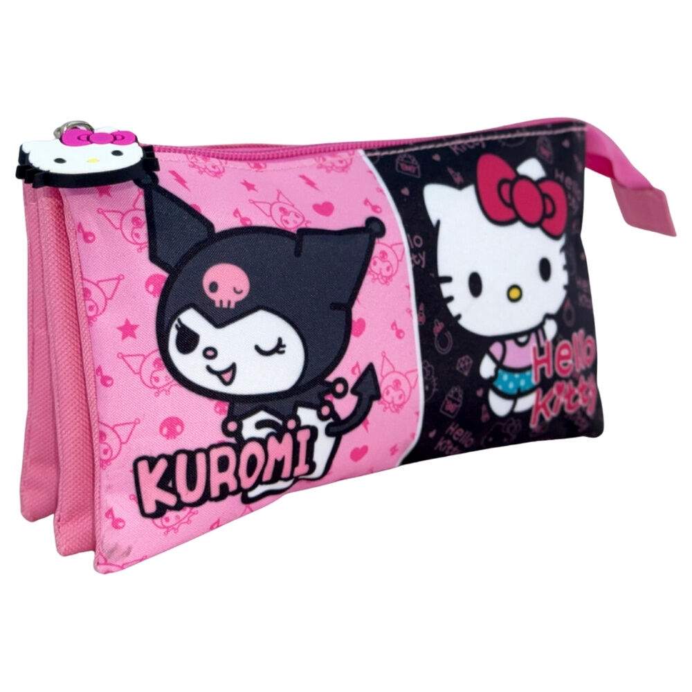 Hello Kitty & Kuromi tredobbelt penalhus