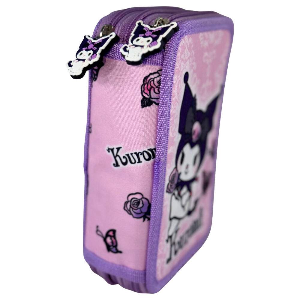 Hello Kitty Kuromi Lilla tredobbelt penalhus