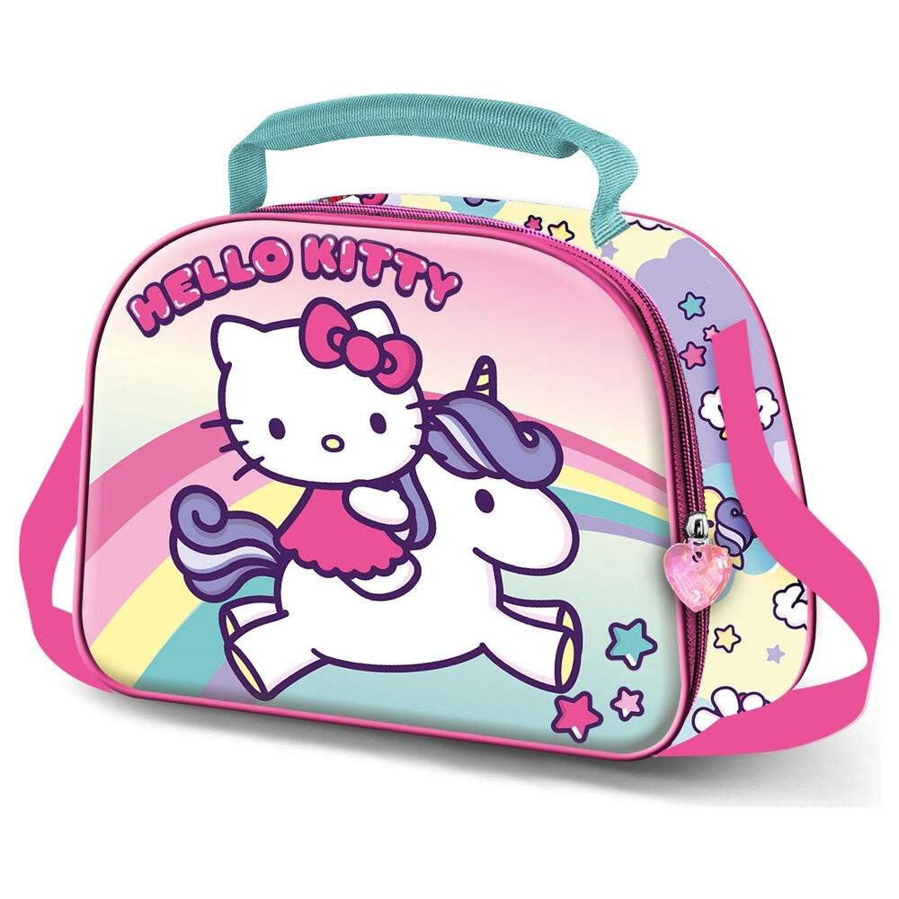 Hello Kitty enhjørning 3D madtaske