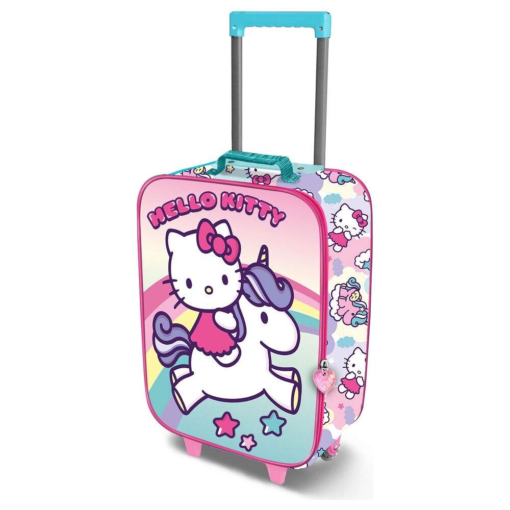 Hello Kitty Enhjørning 3D trolley kuffert 46 cm