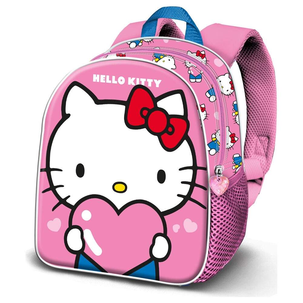 Hello Kitty hjerterygsæk 40 cm