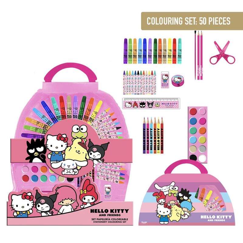 Hello Kitty papirvarer sæt 50 dele