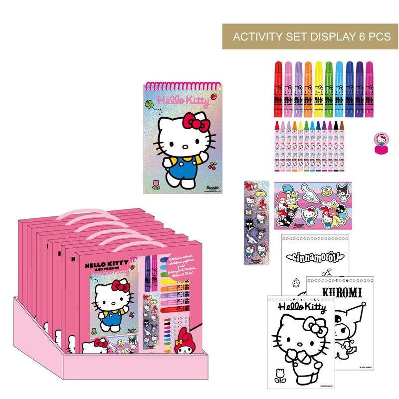 Hello Kitty farvelægningssæt