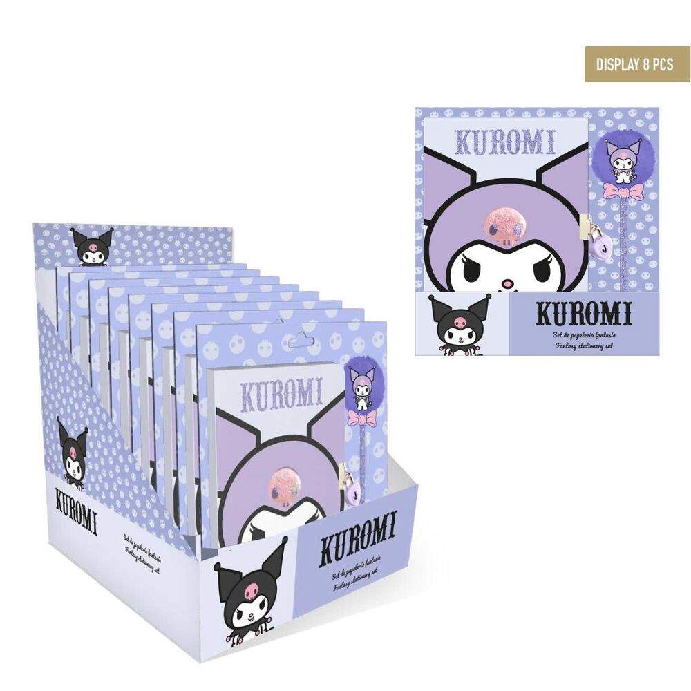 Hello Kitty Kuromi Dagbog + kuglepen