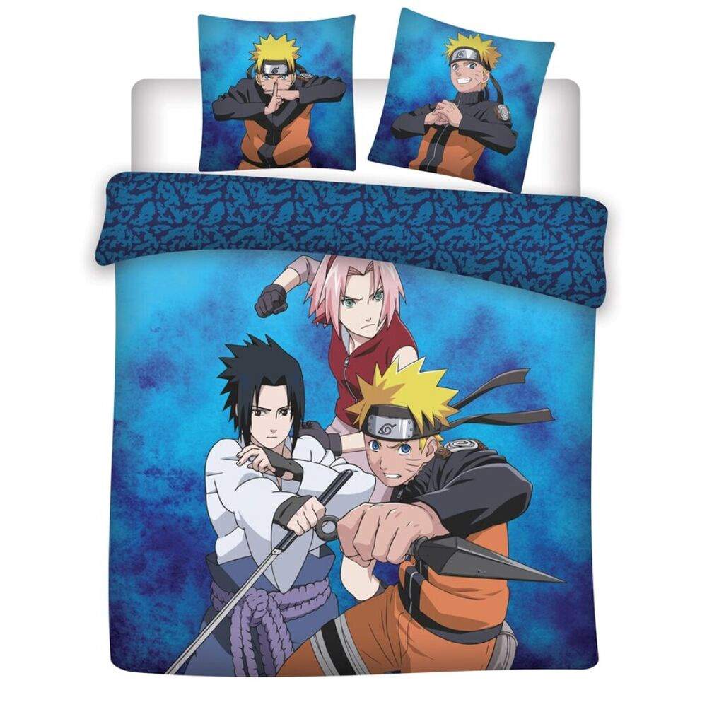 Naruto Shippuden bomuldsdynebetræk 135 cm