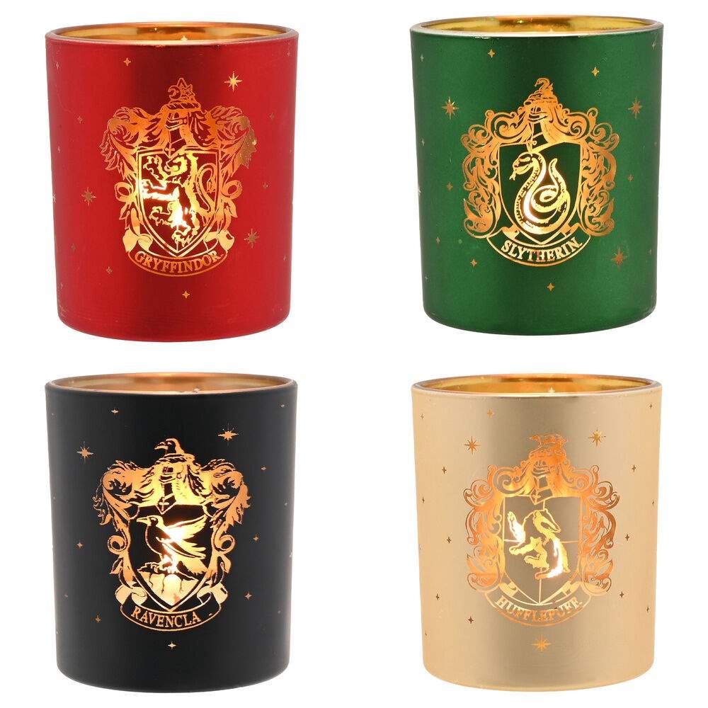 Harry Potter Husesæt ok 4 fyrfadsstager